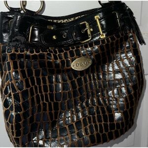 D&G Leopard Print Fabric Bag